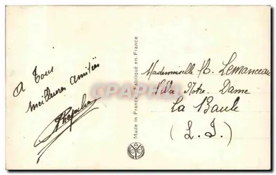 Chute d'eau illuminée — Paris — éditeur A.N. n°183 — Verso