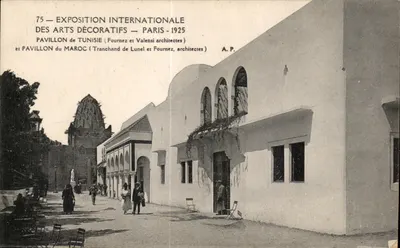 Exposition Internationale des Arts Décoratifs — Paris 1925 — Pavillons de Tunisie et du Maroc — A.P.