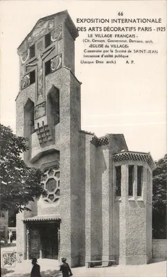 Église du Village - Exposition Internationale des Arts Décoratifs Paris 1925 — Ch. Genuys, Gouverneur, Dervaux, arch. — A.P.
