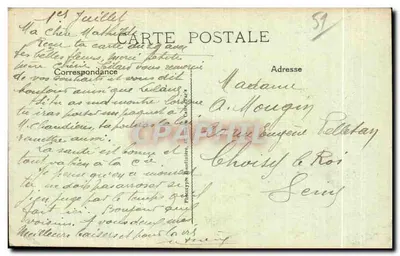 विल-सर-टूर्बे — नोलेयर के घर — बड़ी युद्ध द्वारा नष्ट 1914-17 — पीछे