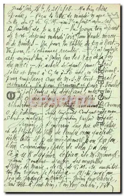 Ville-sur-Tourbe — Sede de um concelho totalmente destruído — Edição F. Desingly, Sainte-Menehould, C.P. n° 375 — Verso