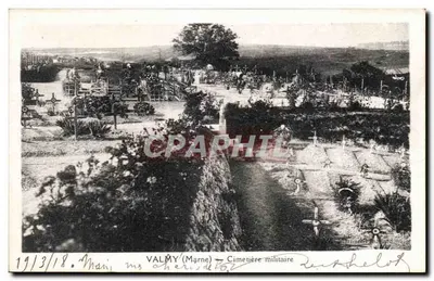Valmy (Marne) — Cemitério Militar — Editor: Plaubard