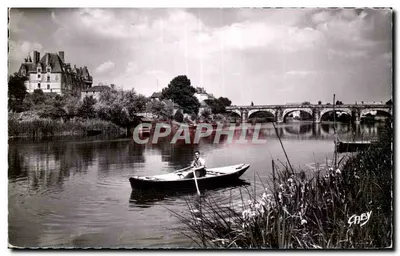 O Loir, o Ponte e o Castelo — Durtal (M.-et-L.) — Edições Caby