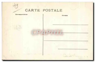 Montsoreau — o Castelo e o rio Loire — Fr. Voelcker, fot., Saumur, depositado, n°145 — Verso