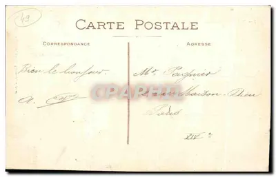 Saumur (M.-et-L.) — Castelo forte — Fr. Vodder, fot. Saumur, depósito — Verso