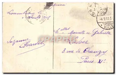 Luxemburg — Most Adolphe — wydawca nieznany, numer seryjny nieodczytelny — Rewers