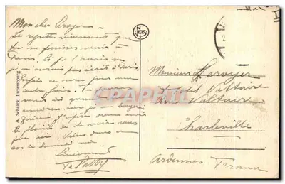 Luxemburgo — Ponte Adolphe e Promenades na Pétrusse — Editor J. L. S. (N.ELS) — Verso