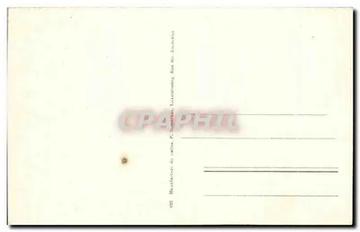 Luxemburgo — Panorama em direção à Estação — Manufatura de cartas, P. Hambetraas, Luxemburgo — Verso