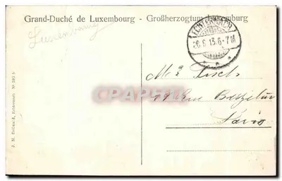 Echternach — vista aérea — J. M. Feldwalt, n° 593 — Reverso