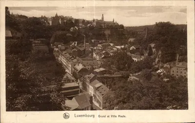 Luxemburgo — Grund e Ville Haute — editor Nels