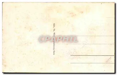 Luxemburgo - Entrada da Cidade pela Rua de Trèves — editor Th. Wirtz, n°1 — Verso