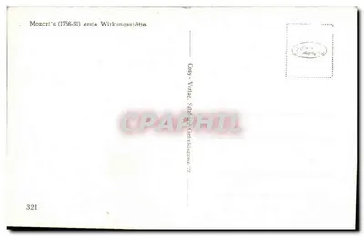Salzburg — Geboortehuis van Mozart — Cosy-Verlag, serie 321 — Achterkant