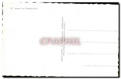카사블랑카 — 전경 — 출판사 MARS - 100, R. Law-Luxor — 뒷면