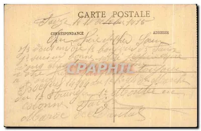 Bab-Ghissa — Fez — Piekły Maroka — P. Grébhart, fotografie, Casablanca — n°24 — Rewers