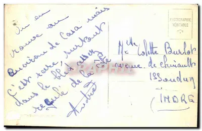 Cantoras de Tiznit — Marrocos — Foto Flandrin, n°110 — Verso