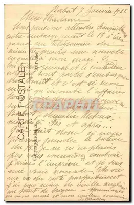 Rabat — Ogólny widok Chellah — Rewers
