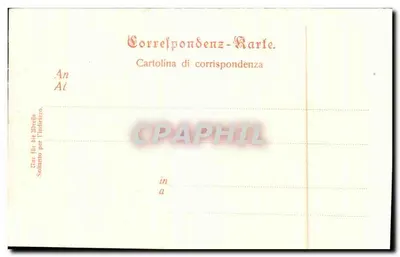 Widok z powietrza z Trento — G. B. Unterveger, Trento — Rewers