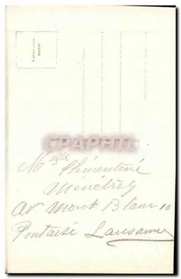 Mazot Valaisan — drewniana chatka na palach w górach — 9385 — Rewers