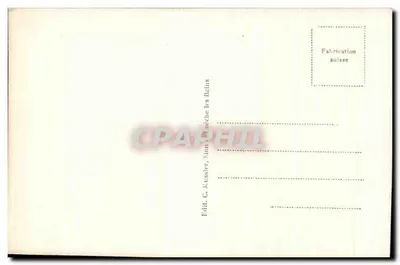 Sion. vista geral — Série 60T — Editor C. Mussler, Sion — Verso
