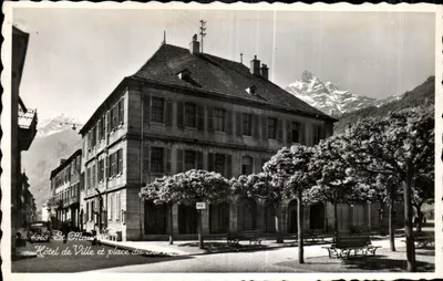 St Maurice — Hotel de Cidade e praça do Jardim — Perrochel, n°6963