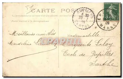 ÉPERNAY — La Gare — Thulllier, éditeur, Reims — Achterkant