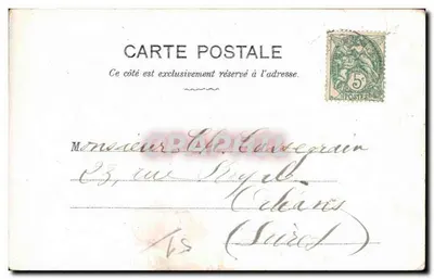 Retrato de jovem moça - Chaplin - L.V. BOCH PARIS - Champagne Mercier & Cie - Épernay — Verso