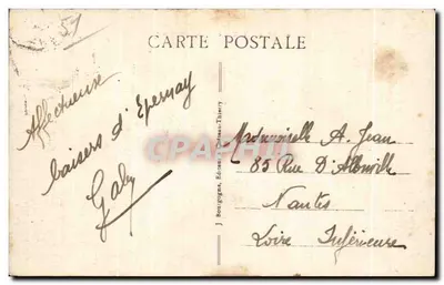 Épernay (Marne) — Zamek Pertier — Wyd. J. B. — Rewers