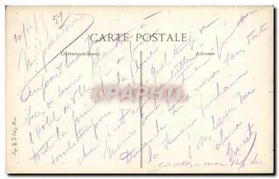 Fismes — Hotel de Ville — C. G., editor, Fismes — Verso