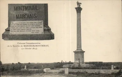 Coluna Comemorativa da Batalha de Marchais-Montmirail — 11 Fevereiro 1814 — Edição Lefebvre Baudoin