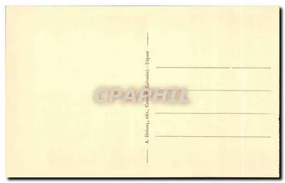 Widok z wnętrza pagody — Bóg z głową słonia — A. Dubosq, wyd., Compiègne (Calvados) — Rewers