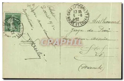 Cholet - O Palácio de Justiça — Edição T. I. — Verso