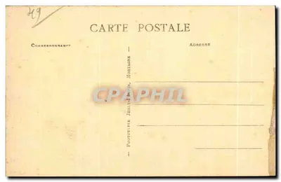 Cholet (M.-et-L.) — O Palácio de Justiça — Fototipia Jeulz-Jeulin, Montagne — Verso