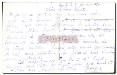 Ténès — Een hoekje van de haven — Uitgever EPA, n°6 — Achterkant