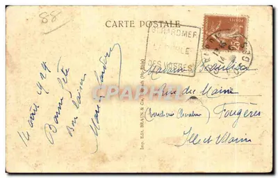 Gérardmer — Les Xettes — 1241 — Verso