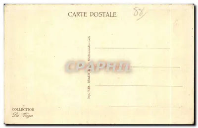 Gérardmer — Kichompré — widok jeziora i wsi — Rewers