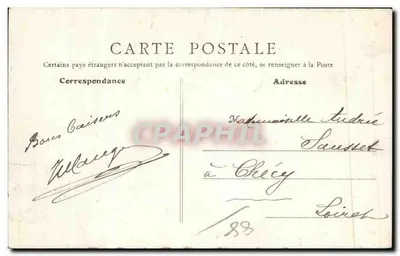 Hotel do Saut des Cuves — Gérardmer — B.F. Paris — Verso
