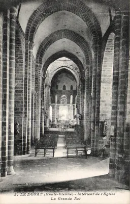 Champeaude-Torrasson (Haute-Vienne) — Interior da igreja — editor Champeaude-Torrasson, n°5
