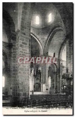 Igreja colegiada do Dorat — interior — Imp. F. Surenand, Le Dorat