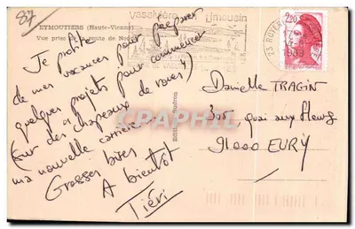 Théojac — Vista tirada da estrada de Nédéa — Edição Andron — Verso