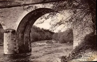 Paisagem sobre a Gartempe — Ao redor de Missière-Poitevine (H.-V.) — editor não identificado