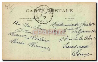 Arliquet - Gruta da Agonia — Em torno de Aixe-s/Vienne — n°12 — Verso
