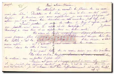 BAINS-les-BAINS — Avenida dos Pinheiros no Parque — editor APAPHIL, n° 46 — Verso