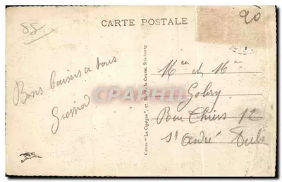 Ballon d'Alsace (alt. 1256 m.) — Le Grand Hôtel vu du Parc — éditeur Cartes 'La Cigogne', Strasbourg — Rewers