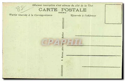 Balloon of Alsace (alt. 1256 m) — The Lalloy Hotel, the Bonaparte Chalet and the Summit of the Balloon — E. Karrer, Belfort — Back