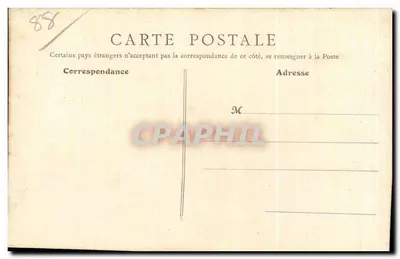 Contrechéville (Vosges) — Na Buvette da Fonte do Pavilhão — Cliché B.F., Paris — Coleção Cane — Verso
