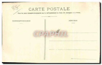 Contrexéville (Vosges) - Un Angolo del Parco — edita da LTP ad Wernck - Saint-Dié (Dipartimento 88) — Verso