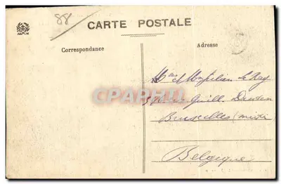 Contrexéville (Vosges) — Avenue de la Gare — Widok z Place de la Gare — Hôtel Mongeot — Wydawca: A. Weilck, Saint-Dié, N° 5449 — Rewers