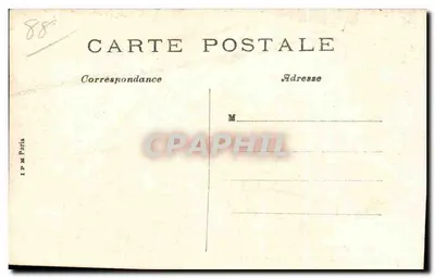 Contrexéville — A Nova Coluna das Fontes — Griffe & Cie, Paris — Verso
