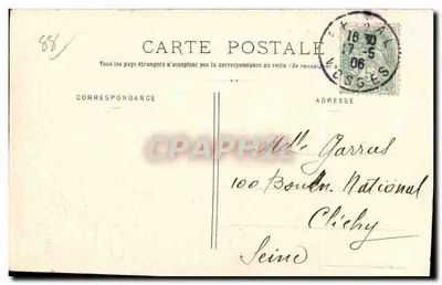 Épinal - Vieilles Maisons de Rualménil — Éditeur B. Jacques, Épinal — Rewers