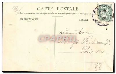 Épinal — Stare domy na Quai Rualménil — Wydawnictwo J. Armand, Épinal — Rewers